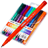 Pixuri colorate fara mecanism BilaRo, 10 bucati, 1 mm